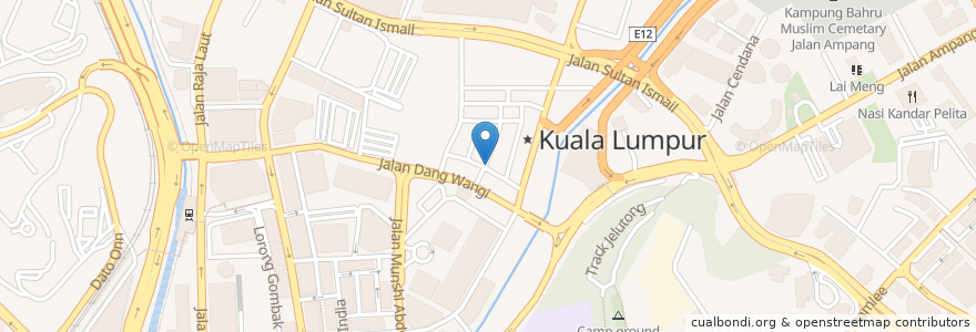 Mapa de ubicacion de Yut Kee Restaurant en Maleisië, Selangor, Kuala Lumpur.