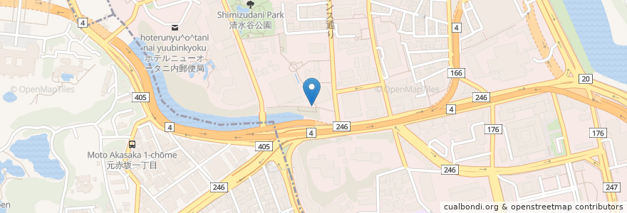 Mapa de ubicacion de スターバックス en Jepun, 東京都, 千代田区.