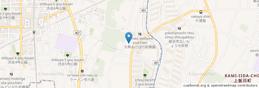 Mapa de ubicacion de クリエイトSD en 日本, 神奈川縣, 大和市.
