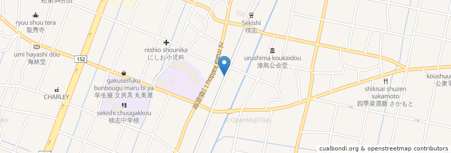 Mapa de ubicacion de 自動販売機 en Japan, Präfektur Shizuoka, 浜松市, 東区.