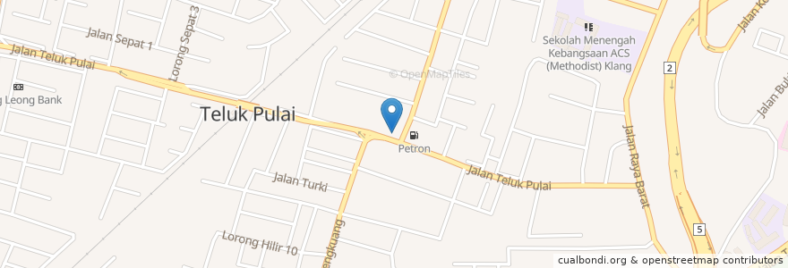 Mapa de ubicacion de 24 Mamak Stall en Malaisie, Selangor, Majlis Perbandaran Klang.