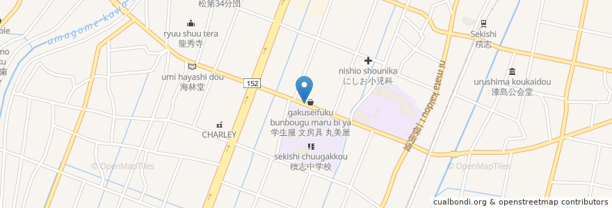 Mapa de ubicacion de 公衆電話 en ژاپن, 静岡県, 浜松市, 東区.