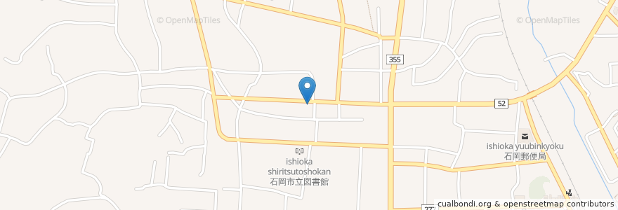 Mapa de ubicacion de 石岡市立図書館 en Giappone, Prefettura Di Ibaraki, 石岡市.