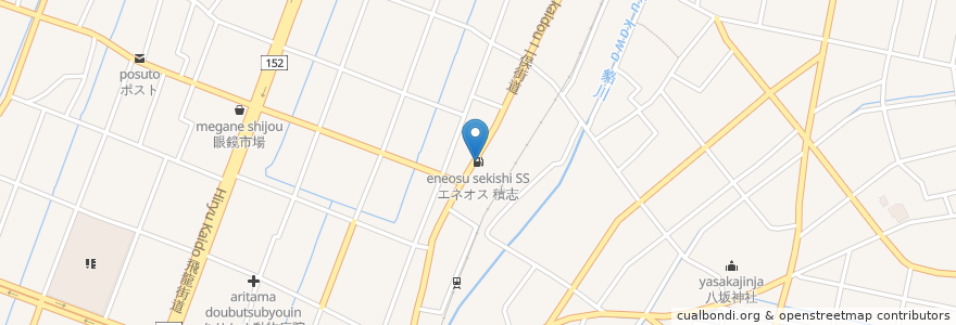 Mapa de ubicacion de エネオス 積志SS en اليابان, شيزوكا, 浜松市, 東区.