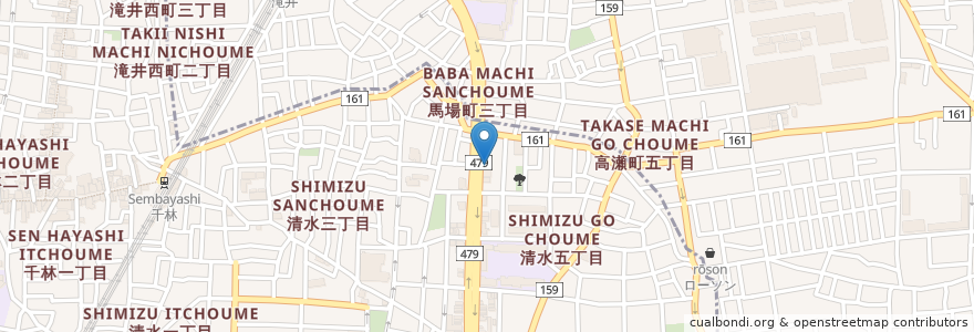 Mapa de ubicacion de 魚輝水産 en Giappone, Prefettura Di Osaka, 守口市, 大阪市, 旭区.