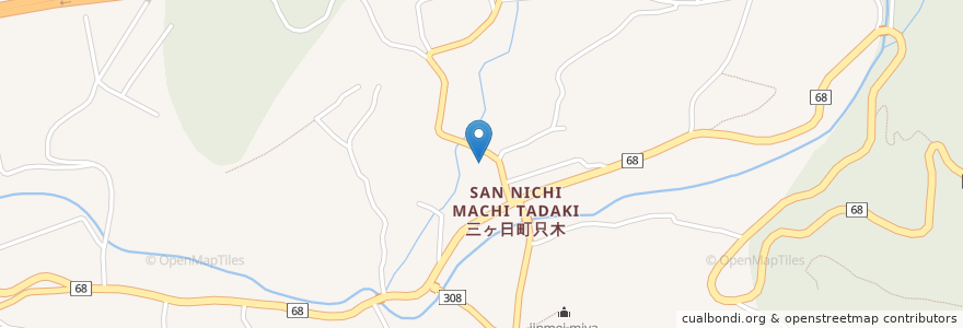 Mapa de ubicacion de 夢寂寺 en 日本, 静岡県, 浜松市, 北区.