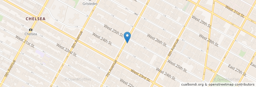 Mapa de ubicacion de Bella Napoli en ایالات متحده آمریکا, New York, نیویورک, New York County, Manhattan, Manhattan Community Board 5, Manhattan Community Board 4.