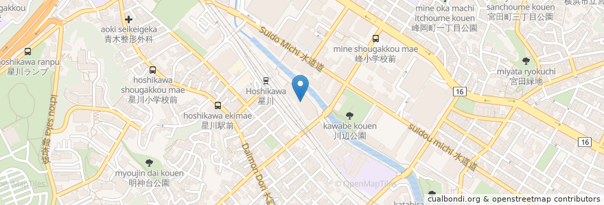 Mapa de ubicacion de ドトール en 日本, 神奈川県, 横浜市, 保土ヶ谷区.