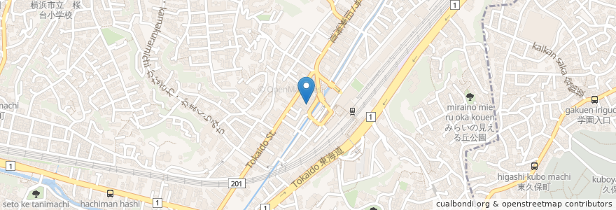 Mapa de ubicacion de 臨海セミナー 保土ヶ谷校 en Japonya, 神奈川県, 横浜市, 保土ヶ谷区.