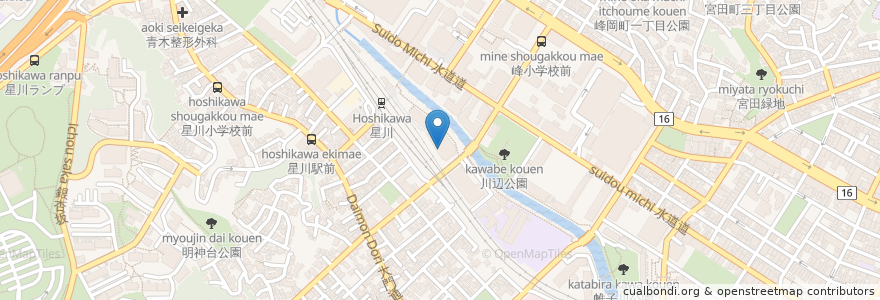 Mapa de ubicacion de ガスト en Japão, 神奈川県, 横浜市, 保土ヶ谷区.