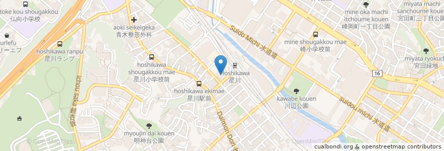 Mapa de ubicacion de 横濱 一品香 FC相鉄星川店 en Japón, Prefectura De Kanagawa, Yokohama, 保土ヶ谷区.