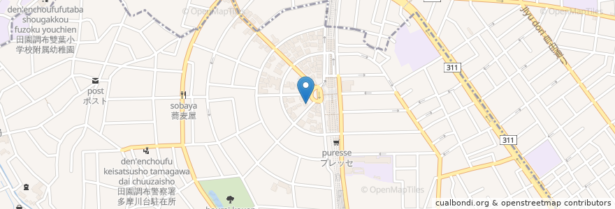 Mapa de ubicacion de 秋谷アカデミー en 日本, 东京都/東京都, 世田谷区.