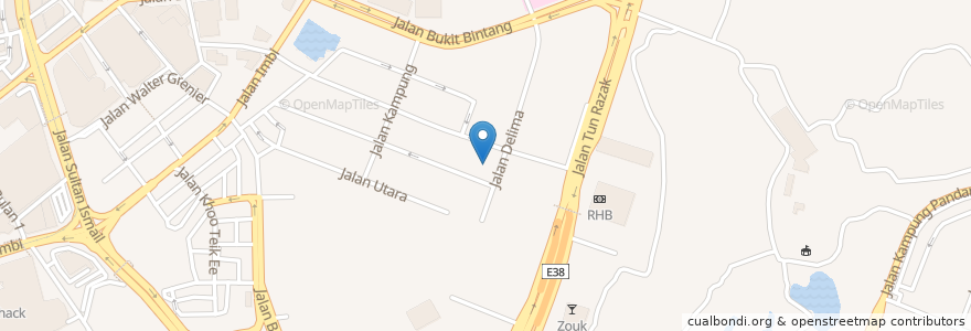 Mapa de ubicacion de Noble house en マレーシア, セランゴール, クアラルンプール.