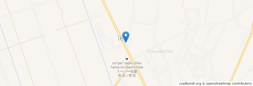 Mapa de ubicacion de 東奥信用金庫浜の町支店 en اليابان, محافظة آوموري, 弘前市.