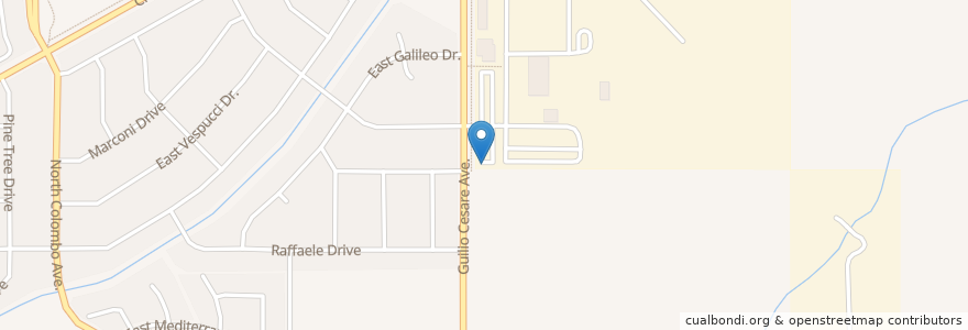 Mapa de ubicacion de Glass Recycling Depot en アメリカ合衆国, アリゾナ州, Cochise County, Sierra Vista.