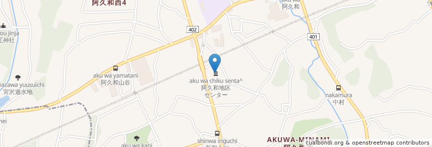 Mapa de ubicacion de 阿久和地区センター en Giappone, Prefettura Di Kanagawa, 横浜市, 瀬谷区.