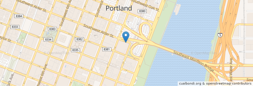 Mapa de ubicacion de Star Park en Amerika Birleşik Devletleri, Oregon, Portland, Multnomah County.