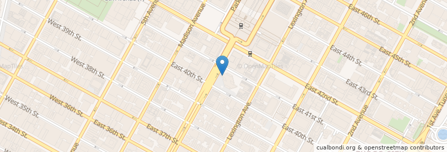 Mapa de ubicacion de HSBC en アメリカ合衆国, ニューヨーク州, New York, New York County, Manhattan, Manhattan Community Board 5.