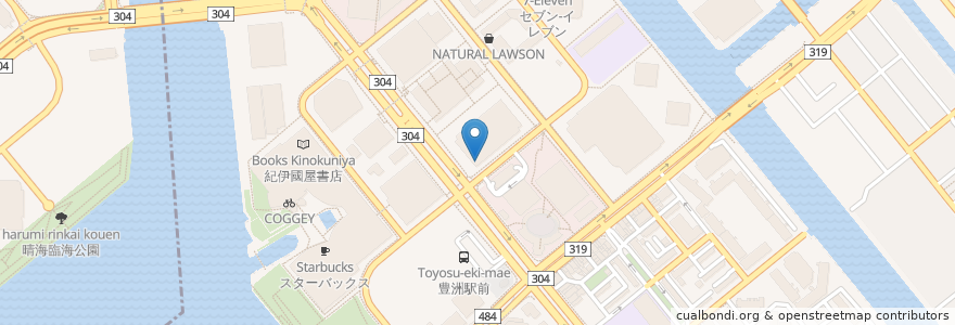 Mapa de ubicacion de R.O.STAR en Jepun, 東京都, 江東区.