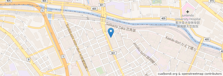 Mapa de ubicacion de 代々木アニメーション学院 東京校 en Jepun, 東京都, 千代田区.