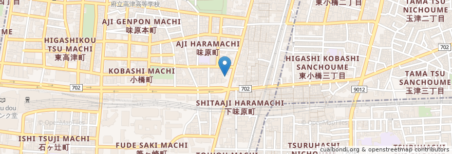 Mapa de ubicacion de パークNET en ژاپن, 大阪府, 大阪市, 天王寺区.