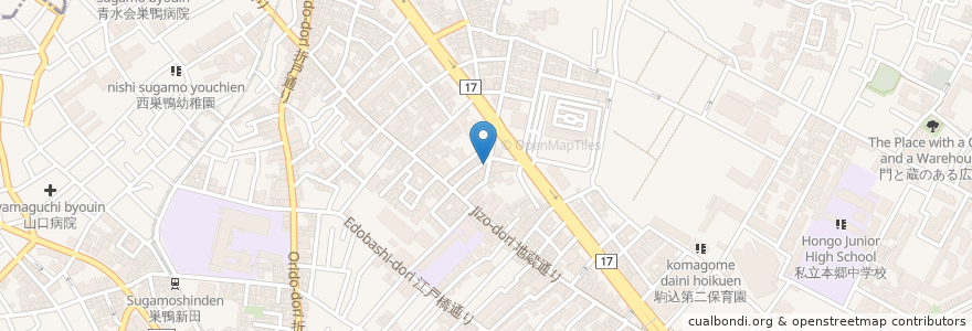 Mapa de ubicacion de ファイト餃子 en اليابان, 東京都, 豊島区.