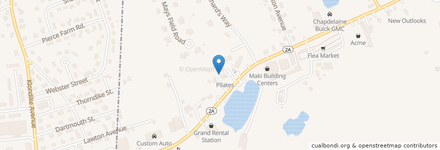 Mapa de ubicacion de Walker Orthodontics en Amerika Syarikat, Massachusetts, Worcester County, Lunenburg.
