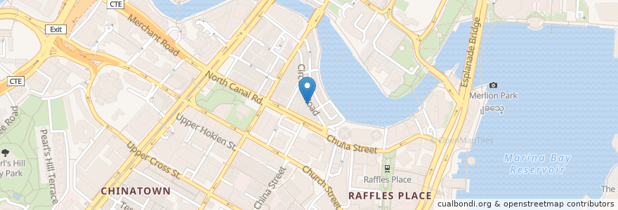 Mapa de ubicacion de Ramen gallery en سنغافورة, Central.