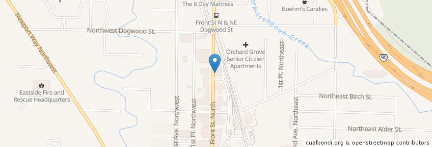 Mapa de ubicacion de Eastside Family & Cosmetic Dentistry: Adam Gee DDS en 美利坚合众国/美利堅合眾國, 华盛顿州 / 華盛頓州, King County, Issaquah.