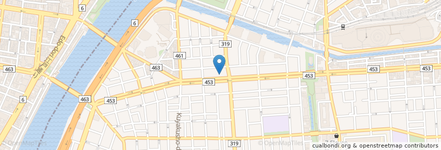 Mapa de ubicacion de ドトールコーヒーショップ en Jepun, 東京都, 墨田区.