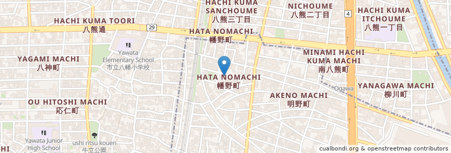 Mapa de ubicacion de 願入寺 en 日本, 愛知県, 名古屋市, 熱田区.