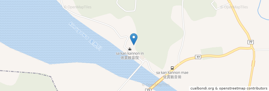Mapa de ubicacion de 佐貫観音　磨崖仏　　国指定史跡 en Япония, Тотиги, 塩谷郡, 塩谷町.