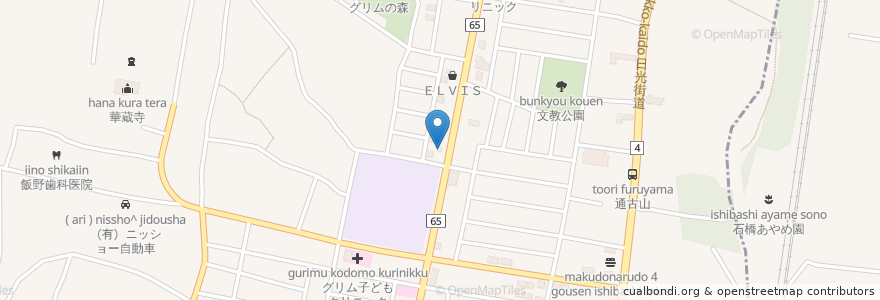 Mapa de ubicacion de ほっともっと en Япония, Тотиги, 下野市.