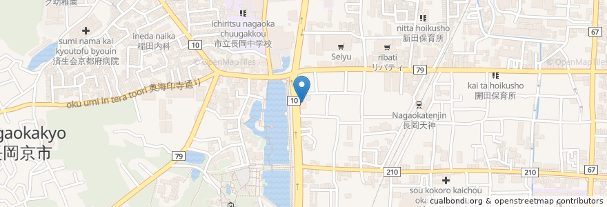 Mapa de ubicacion de SAN MARCO(サンマルコ) en 日本, 京都府, 長岡京市.