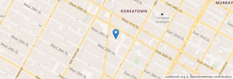Mapa de ubicacion de Masjid Ar-Rahman en 美利坚合众国/美利堅合眾國, 纽约州 / 紐約州, 纽约, 纽约县, Manhattan, Manhattan Community Board 5.