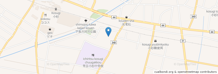 Mapa de ubicacion de 加茂社 en Japonya, 富山県, 射水市.