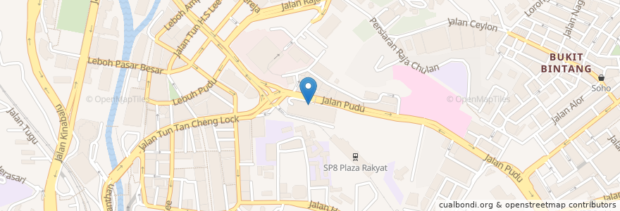 Mapa de ubicacion de Dunkin' Donuts en Malezya, Selangor, Kuala Lumpur.