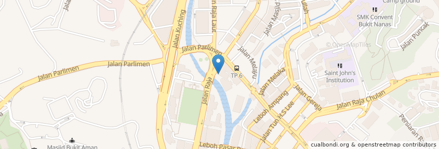 Mapa de ubicacion de DBKL劇場 en マレーシア, セランゴール, クアラルンプール.
