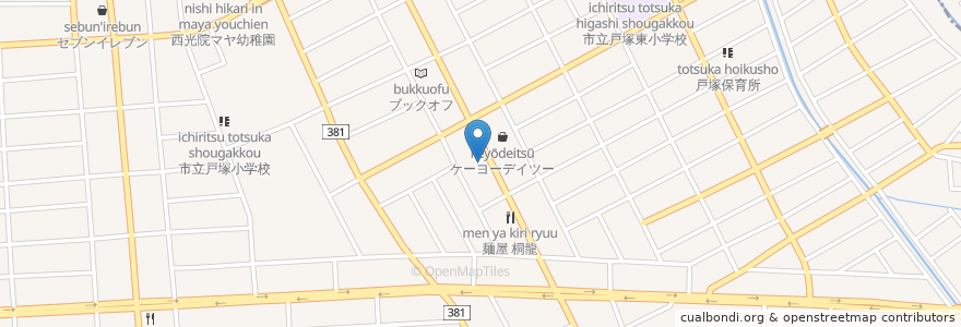 Mapa de ubicacion de ケンタッキーフライドチキン en Japan, Präfektur Saitama, 川口市.