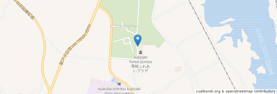 Mapa de ubicacion de つくば市レンタサイクル（無料） en Japão, 茨城県, つくば市.