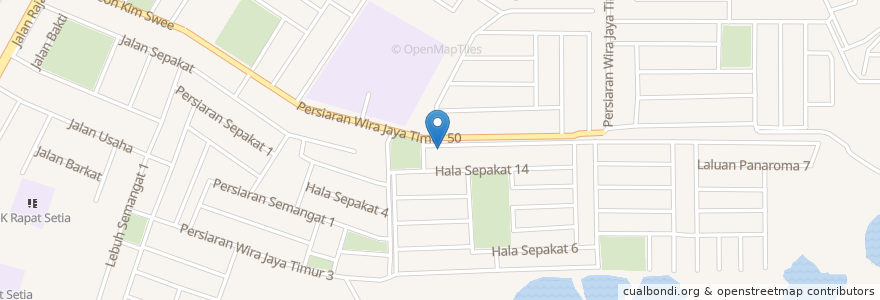 Mapa de ubicacion de Restoran Yew Seng en Maleisië, Perak.