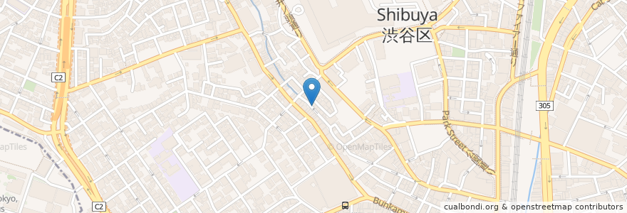 Mapa de ubicacion de なかめのてっぺん 渋谷宇田川町 en Japón, Tokio, Shibuya.
