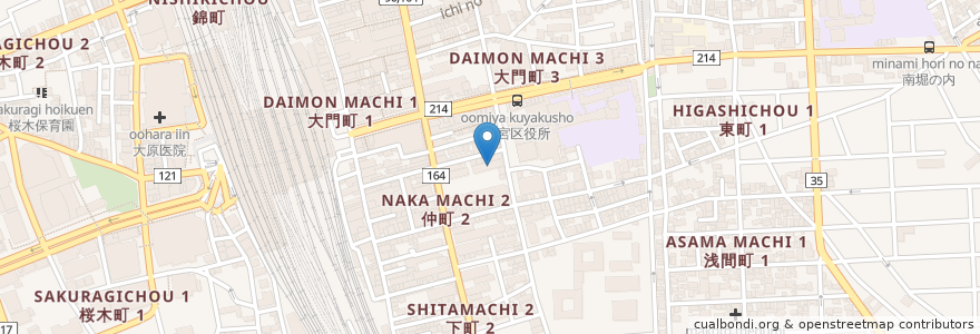 Mapa de ubicacion de 三幸福祉カレッジ さいたま校　大宮教室 en Jepun, 埼玉県, さいたま市, 大宮区.