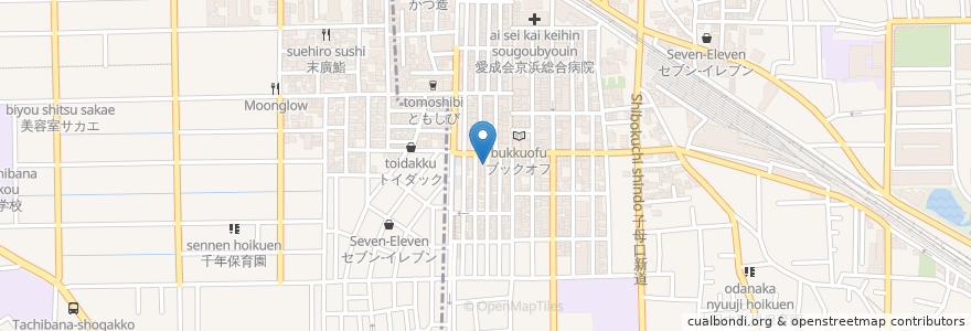 Mapa de ubicacion de ルコネッサンス en Japão, 神奈川県, 川崎市, 中原区.