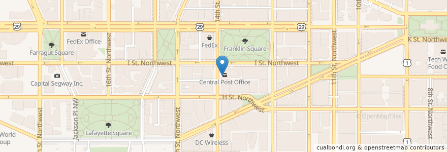 Mapa de ubicacion de Buredo en الولايات المتّحدة الأمريكيّة, واشنطن العاصمة, Washington.
