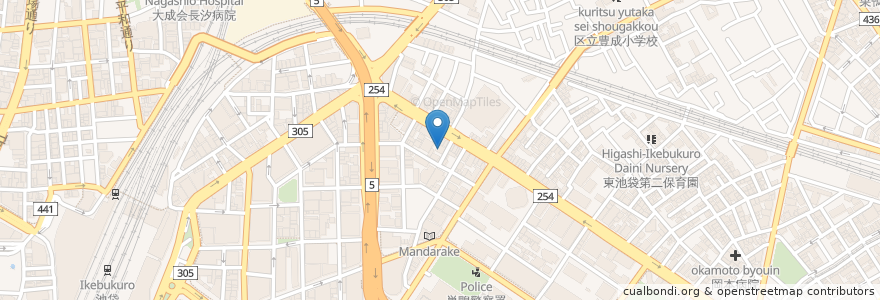 Mapa de ubicacion de WONDER PARLOR en اليابان, 東京都, 豊島区.