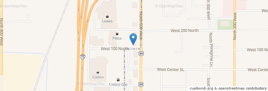 Mapa de ubicacion de Paradise Bakery en Amerika Syarikat, Utah, Davis County, Bountiful.