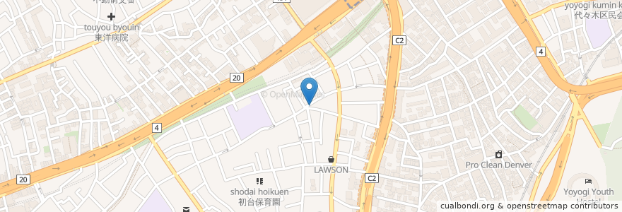 Mapa de ubicacion de Zaroff en 日本, 東京都, 渋谷区.