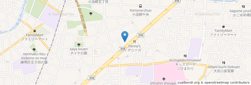 Mapa de ubicacion de びっくりドンキー en Japon, Tokyo, 板橋区.