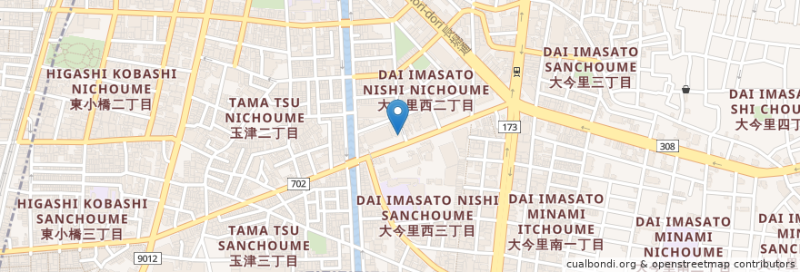 Mapa de ubicacion de Ki-Re-i en 日本, 大阪府, 大阪市, 東成区.